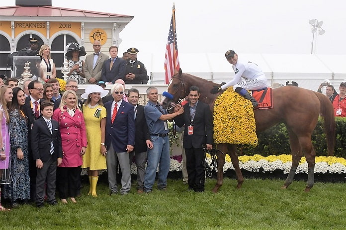 Justify is one of the most famous recent Preakness Stakes winners