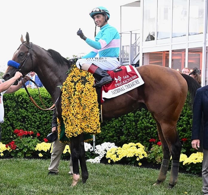National Treasure came first in Preakness Stakes results from 2023